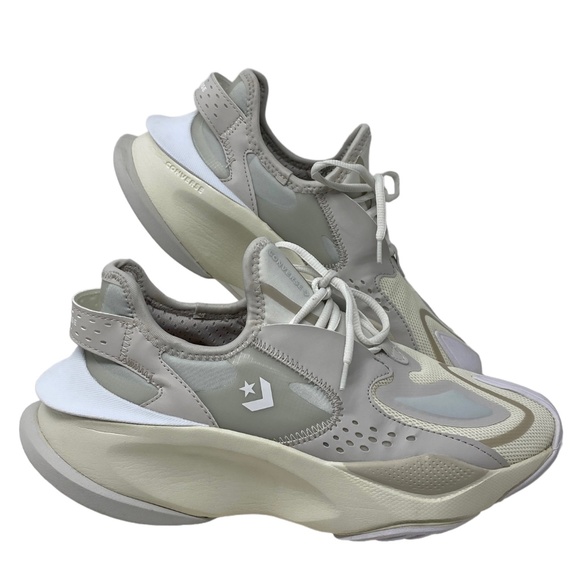 Converse Aeon Active CX Sneaker Leather Women Size Mesh Egret Mid Basket 172958C - Picture 1 of 9